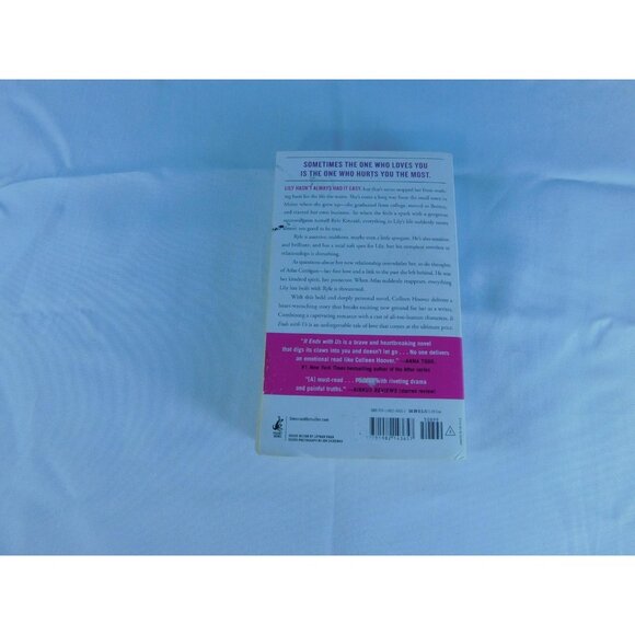 It Ends With Us Colleen Hoover Contemporary Romance Paperback Book Pocket Books - Picture 6 of 7